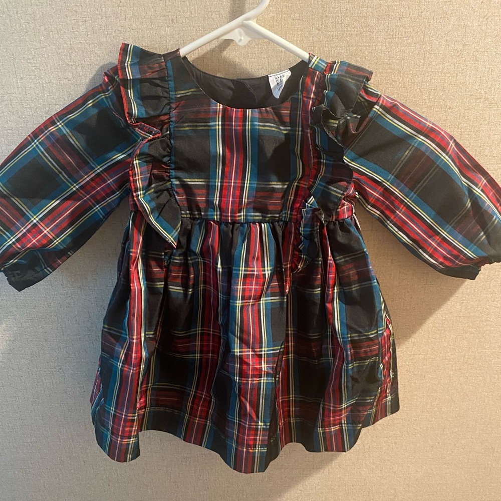 GAP Multicolor Plaid Toddler Dress